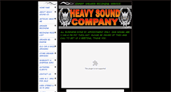 Desktop Screenshot of heavysoundco.com